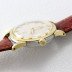 Omega Vintage Constellation Ref 2852SC 14K Gold Over Steel Silver Honeycomb Dial